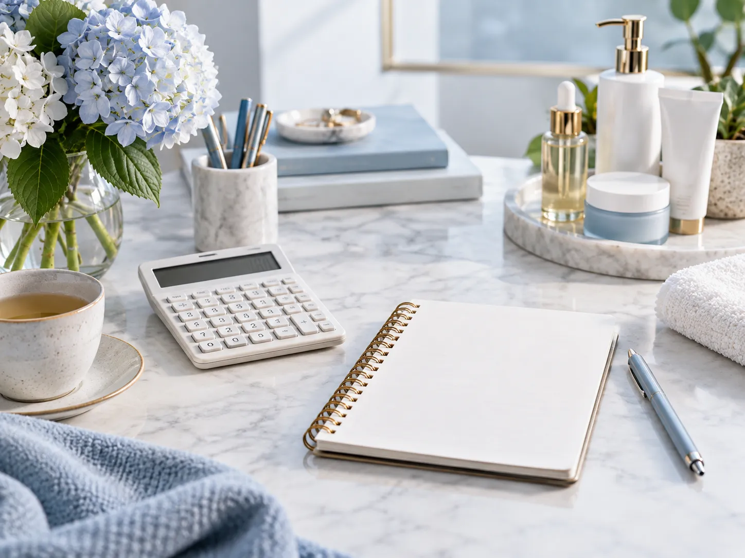 Editorial flat lay representing a device purchase guide
